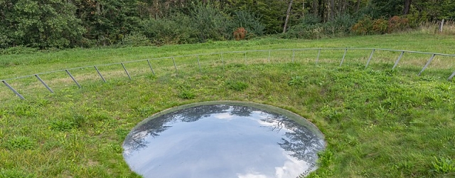 Die Himmelsscheibe von Nebra - Schaden unten wie die Finder es aussagen.